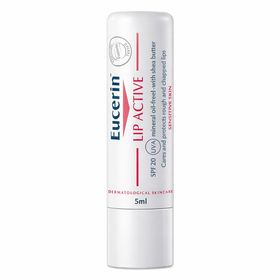 Eucerin pH5 Lip Active 4,8 g, reparierender Lippenbalsam mit LSF 20
