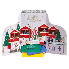 ETS - Bio-Tee Adventskalender - Weihnachtsmarkt - weiß