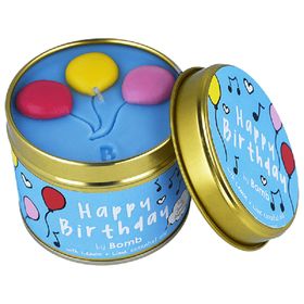 Bomb Cosmetics Happy Birthday Tin Candle