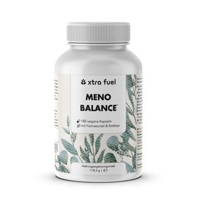 XTRA FUEL Wechseljahre Kapseln - Meno Balance mit Yams, Rotklee, Baldrian und Eisen