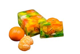 Nesbel Seife Mandarine – frisch & fruchtig | Glycerin & Ziegenmilch