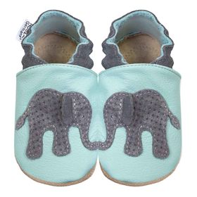 HOBEA-Germany Kinderschuhe Elefant hellblau