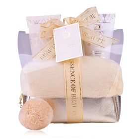 Accentra Badeset Essence of Beauty Orange & Lime Blossom in Kosmetiktasche