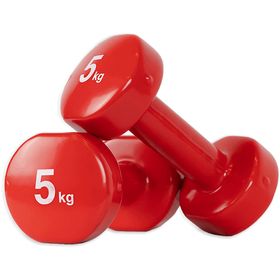 Matchu Sports - Vinyl Kurzhantel Set - 0.5/1/2/3/4/5 kg  Fitness Hanteln - Gymnastikhanteln