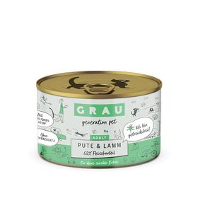GRAU Katze Pute & Lamm