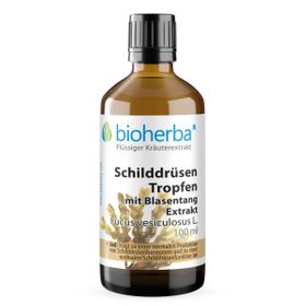 Schilddrüsen Tropfen mit Blasentang Extrakt Tinktur 100 ml PZN 19959509