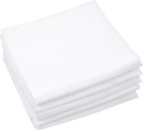 WINDELVIP, Babywindel 100% Baumwolle, 70x70cm, weiß, 5 Stk, 640