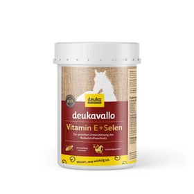 deukavallo Vitamin E + Selen - Supplement für Pferde zur Unterstützung des Muskelstoffwechsels