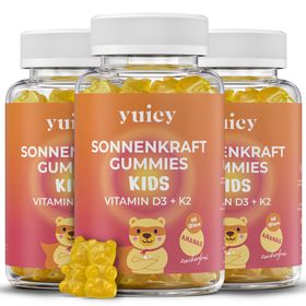yuicy® Kids Sonnenkraft – Vitamin D3 + K2 Gummibärchen für Kinder