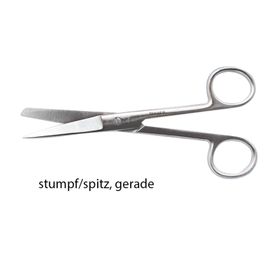 Peha-instrument chirurgische Scheren, gerade spitz/stumpf 14,5 cm