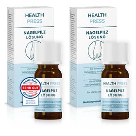 Health Press Nagelpilzkur 2er Set – Nagelpilz Lack für schnelle & effektive Behandlung