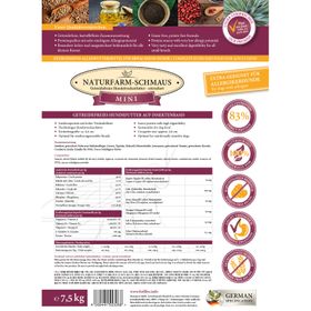 Getreidefreies Hundetrockenfutter mit Insekten - Naturfarm-Schmaus Mini