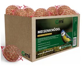 Orni Insektenknödel mit Netz | Meisenknödel mit Insekten für heimische Wildvögel
