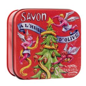 La Savonnerie de Nyons - Metallbox mit Seife - Weihnachtsbaum