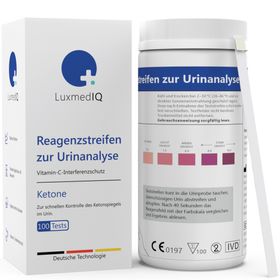 LuxmedIQ Keton Teststreifen – Ketose Teststreifen für Keto Ernährung & Diät