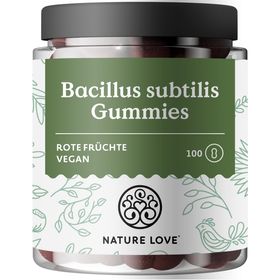 NATURE LOVE® Bacillus Subtilis Gummies - 100 Stück - Mikrobe des Jahres 2023 - 3Mrd. KbE/Tagesdosis