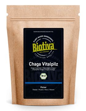 Biotiva Chaga Pilz Pulver Bio