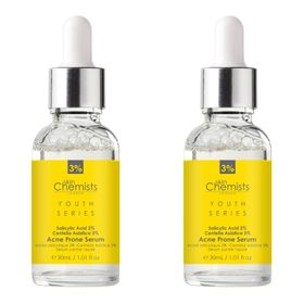skinChemists Jugendserie Akneanfälliges Serum Salicylsäure 2% 30ml x 2 Duo-Pack