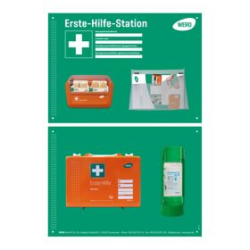 WERO Erste Hilfe Station Pro Komplett-Set