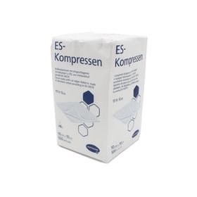Hartmann ES Mullkompressen, unsteril, 10 cm, 17-fädig, 12-fach