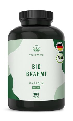 TRUE NATURE® Bio Brahmi Kapseln - Vegan & Made in Germany