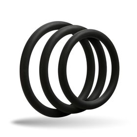 Penisring im 3er Set aus Silikon - Lovelyness
