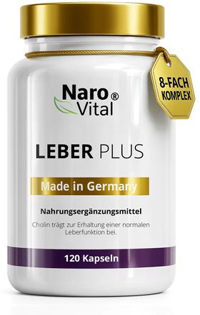 NAROVITAL® Leber Plus | Mariendistel Komplex Kapseln | Kur für Leber & Stoffwechsel 🌿