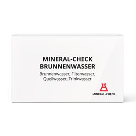 Mineral-Check Wasser - Brunnenwasser, Filterwasser, Quellwasser, Trinkwasser