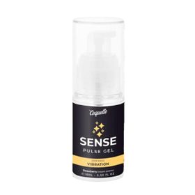 Gleitgel mit Vibrationseffekt „Desire Sense Pulse“ | vegan, mit Geschmack | Coquette Chic