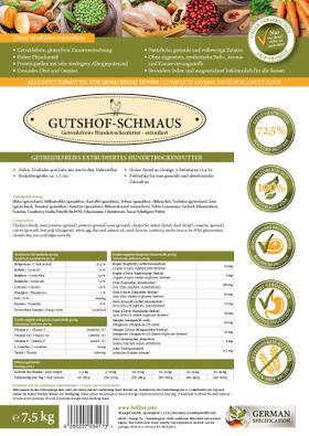 Bellfor Sparset Nr. 2 Hundeleckerlies - Gutshof + Landgut-Schmaus + Kaninchenohren