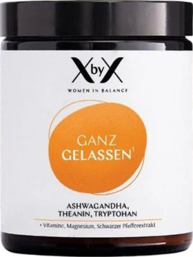 XbyX® Ganz Gelassen - für Gelassenheit & mentale Balance - Ashwagandha, Theanin & Tryptophan