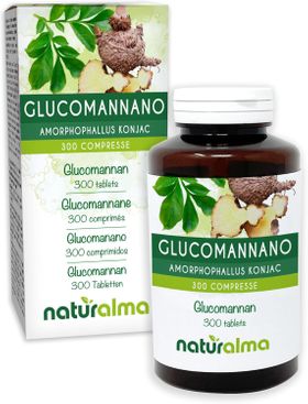 Naturalma Glucomannan Amorphophallus konjac Tabletten