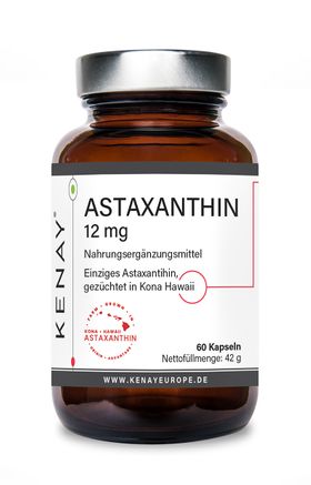 Astaxanthin 12mg | Nahrungsergänzungsmittel | KENAY®