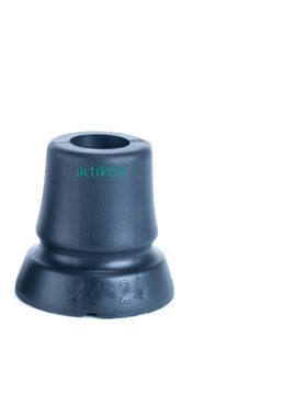 Antirutsch Krückenkapsel für Gehhilfen und Gehstöcke mit Rohrdurchmesser von 22-24 mm