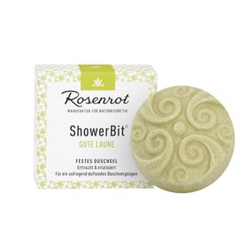 Rosenrot Naturkosmetik - ShowerBit® - festes Duschgel Gute Laune