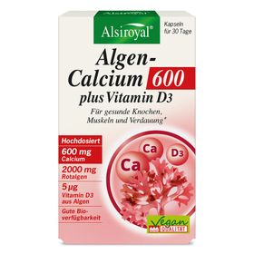 Alsiroyal Algen-Calcium 600 plus Vitamin D3