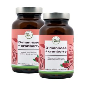 for you D-mannose + Cranberry Doppelpack