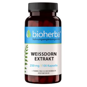 Weissdorn Extrakt 250 mg 100 Kapseln PZN 18217183
