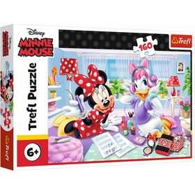 trefl Puzzle Minnie und Daisy 160 Teile