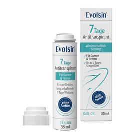 Evolsin® 7 Tage Antitranspirant - Für Damen & Herren - Bis zu 7 Tagen schweißfrei