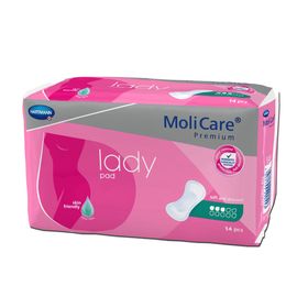 MoliCare Premium lady pad 3 Tropfen, Inkontinenzeinlage für Frauen bei Blasenschwäche, Aloe Vera