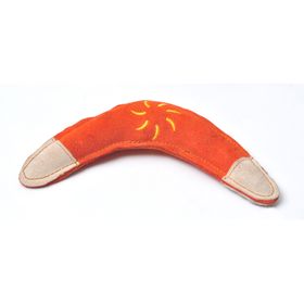 Aumüller Hundespielzeug aus Leder - Boomerang