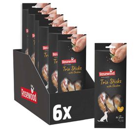 Rosewood Trio Sticks Hundesnack fur grosse Hunde