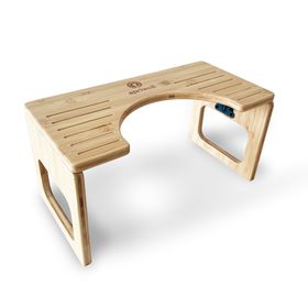 Apriwell Toilettenhocker Klappbarer und aus Bambus