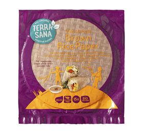 TERRASANA Vollkorn-Reispapier