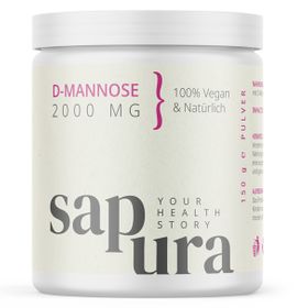 D-Mannose Pulver *Hochdosiert 200mg*  Hergestellt in Deutschland | SAPURA