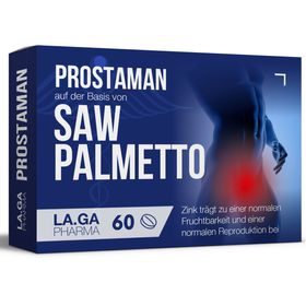 LA.GA Prostaman© Nahrungsergänzungsmittel für die Prostata mit Saw Palmetto / Serenoa Repens