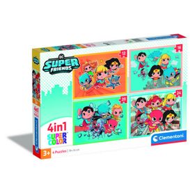 clementoni Puzzle dc Super Friends 4in1 (12+16+20+24 Teile)