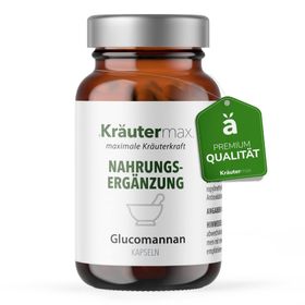 Kräutermax Glucomannan 1000 mg Konjak-Pflanze Kapseln