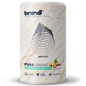 brandl® Superfood Greens Pulver mit Ashwagandha, Spirulina-Pulver, Ingwer, Brokkolisprossen uvm.